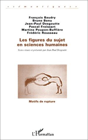 Cover for Les figures du sujet en sciences humaines