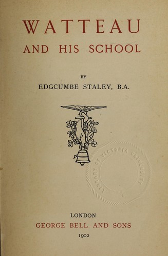 Cover for Watteau and his school