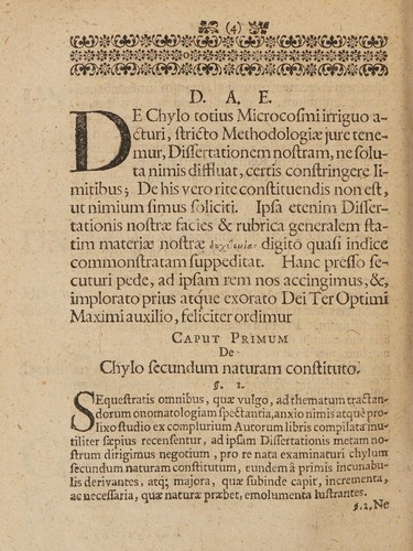 Cover for Chylum secundum & praeter naturam spectatum disputatione medica