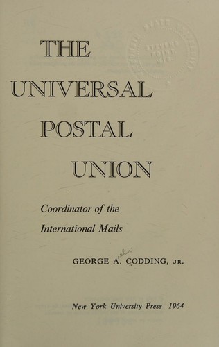Cover for The Universal Postal Union