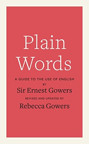 Cover for Plain Words