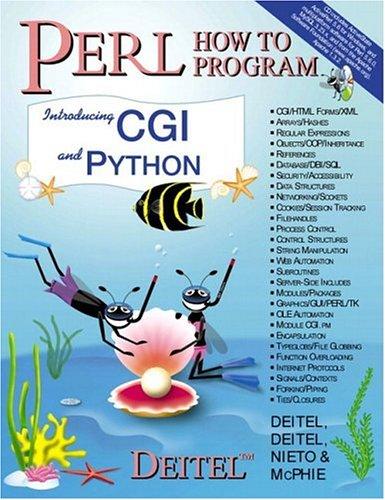 Cover for Perl How to Program, Introducing CGI and Python