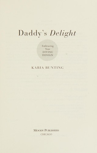 Cover for Daddy's delight