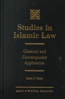 Cover for Studies in Islamic Law