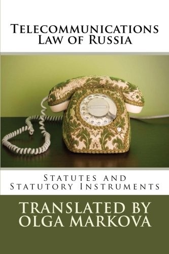 Cover for Telecommunications Law of Russia