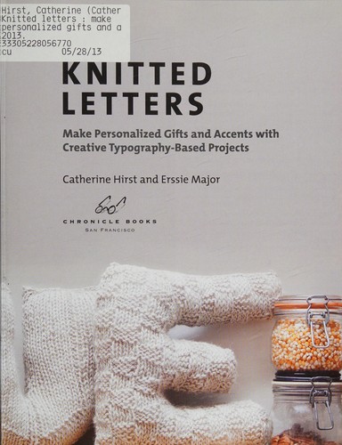 Cover for Knitted letters