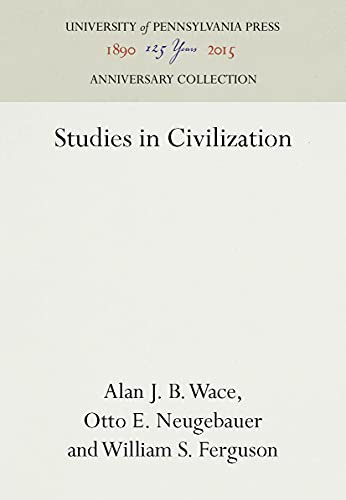 Cover for Studies in Civilization