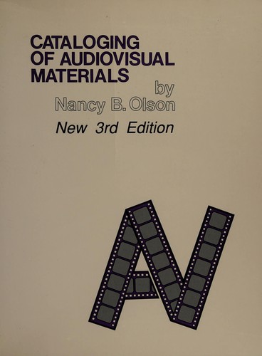 Cover for Cataloging of audiovisual materials