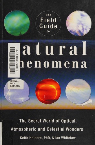 Cover for The field guide to natural phenomena