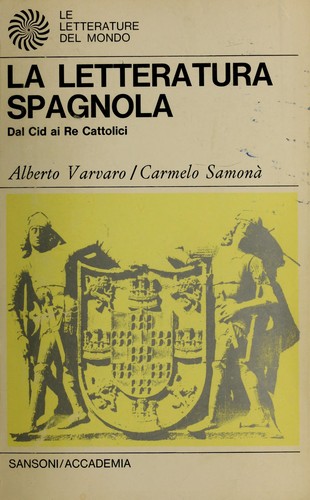 Cover for La letteratura spagnola