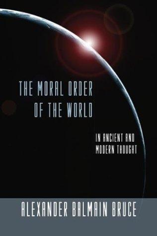 Cover for The Moral Order of the World