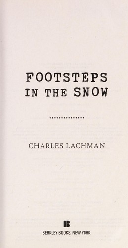 Cover for Footsteps in the snow