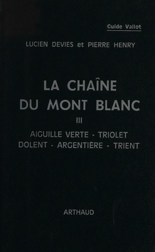 Cover for La chaîne du Mont Blanc