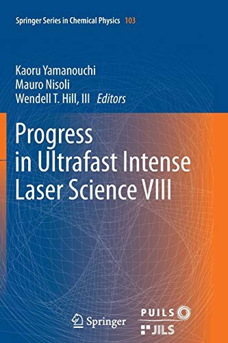 Cover for Progress in Ultrafast Intense Laser Science VIII
