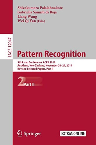 Cover for Pattern Recognition