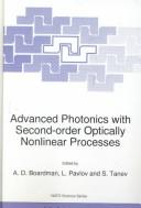 Cover for Advanced photonics with second-order optically nonlinear processes