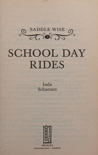 Cover for School day rides