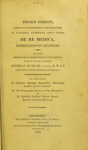 Cover for De re medica