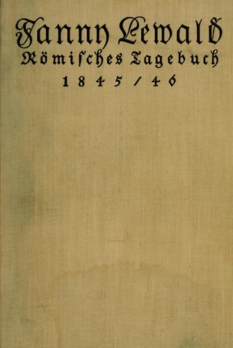 Cover for Römisches tagebuch, 1845/46