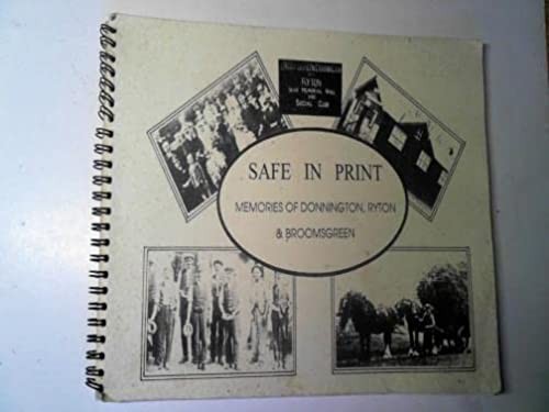 Cover for Safe in print