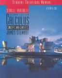 Cover for Single Variable Calculus