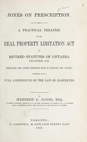 Cover for Jones on prescription