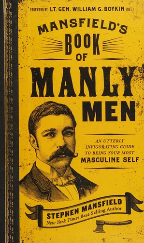 Cover for Mansfield's book of manly men
