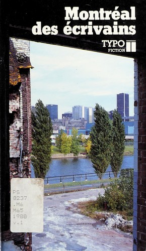 Cover for Montréal des écrivains