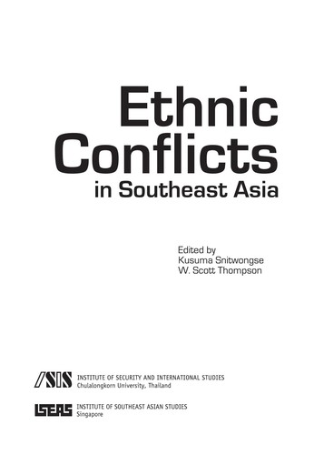 Cover for Ethnic conflicts in Southeast Asia