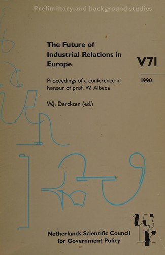 Cover for The Future of industrial relations in Europe