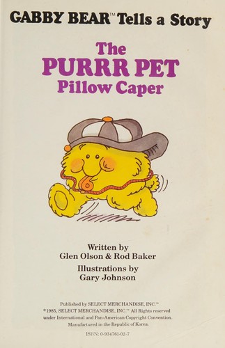 Cover for Gabby Bear Tells A Story