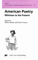 Cover for American poetry