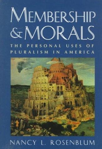 Cover for Membership and morals