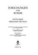 Cover for Forschungen und Funde