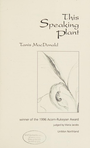 Cover for This Speaking Plant