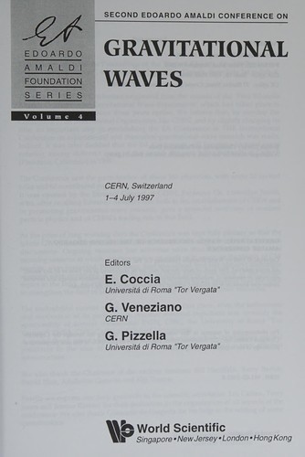 Cover for Gravitational Waves