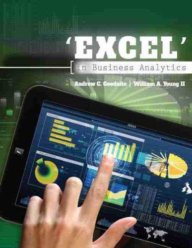 Cover for Excel' in Business Analytics