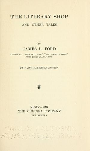 Cover for The literary shop