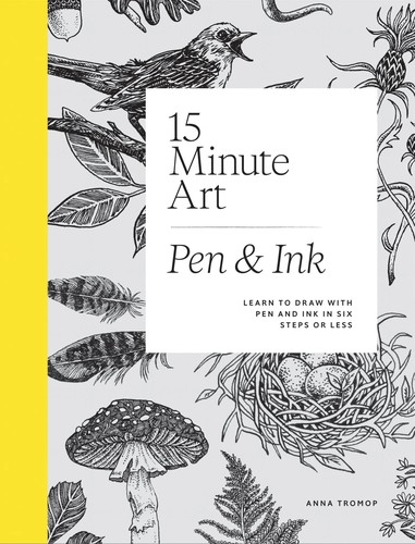 Cover for 15-Minute Art Pen & Ink