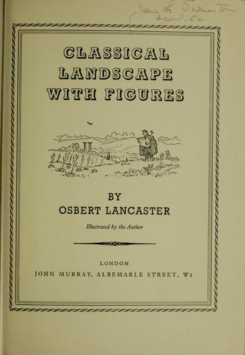 Cover for Classical landscape with figures