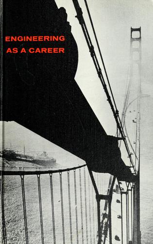Cover for Engineering as a career