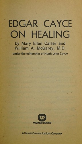 Cover for Edgar Cayce on Healing