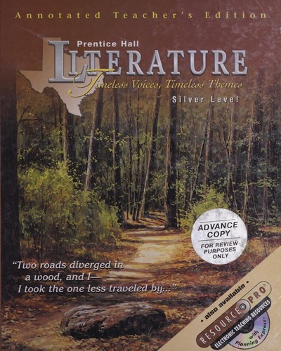 Cover for Prentice Hall Literature: Timeless Voices, Timeless Themes