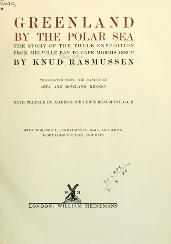 Cover for Greenland by the Polar sea