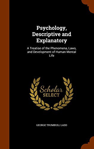 Cover for Psychology, Descriptive and Explanatory