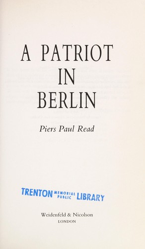 Cover for A patriot in Berlin