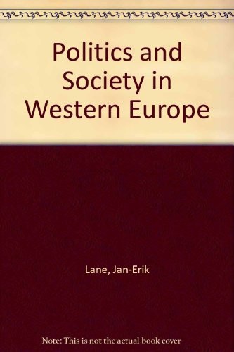 Cover for Politics and society in Western Europe