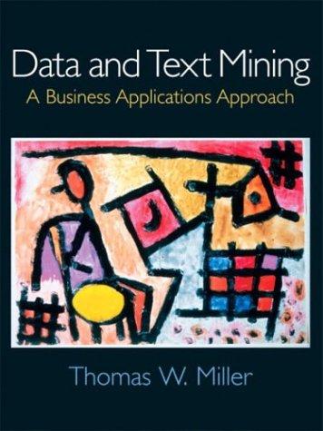 Cover for Data and Text Mining