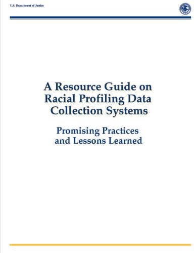 Cover for A Resource Guide on Racial Profiling Data Collection Systems