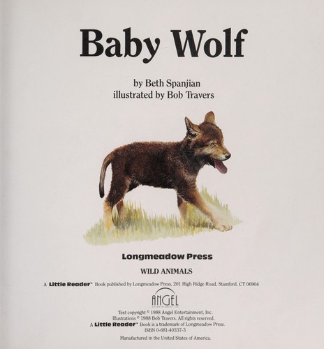 Cover for Baby Wolf (Little Reader Wild Animals)